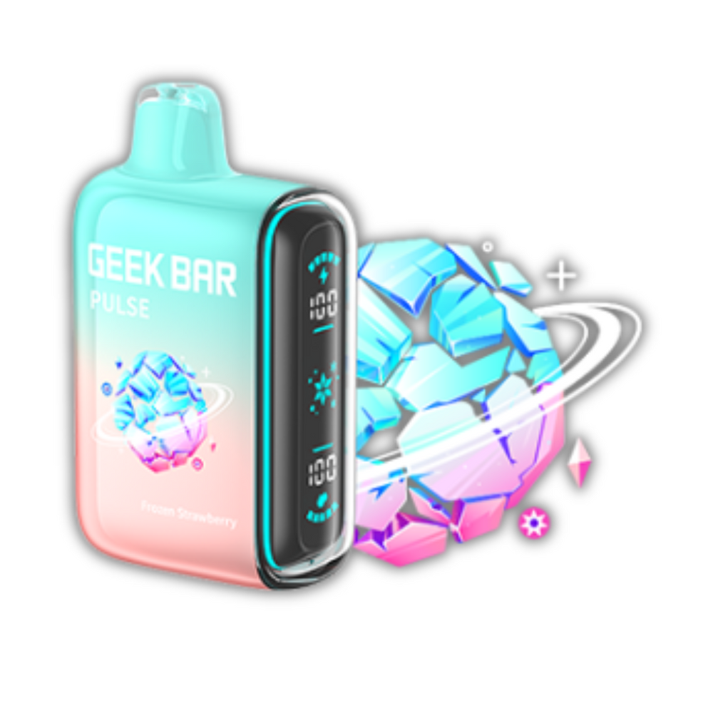 Geek Bar Pulse 15K Frozen Edition Disposable Vape Frozen Strawberry Flavor