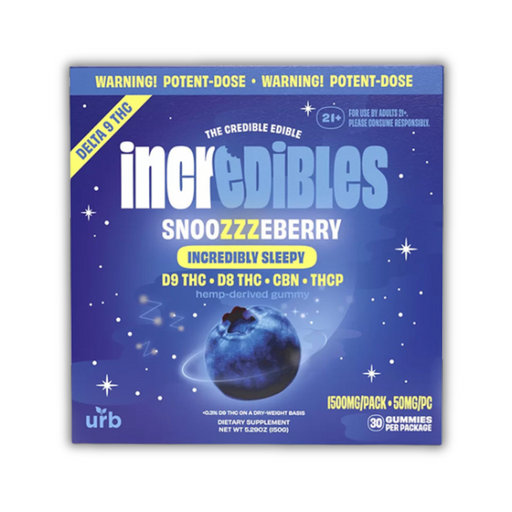 URB Incredibles Gummies 1500MG Snoozzzeberry Flavor