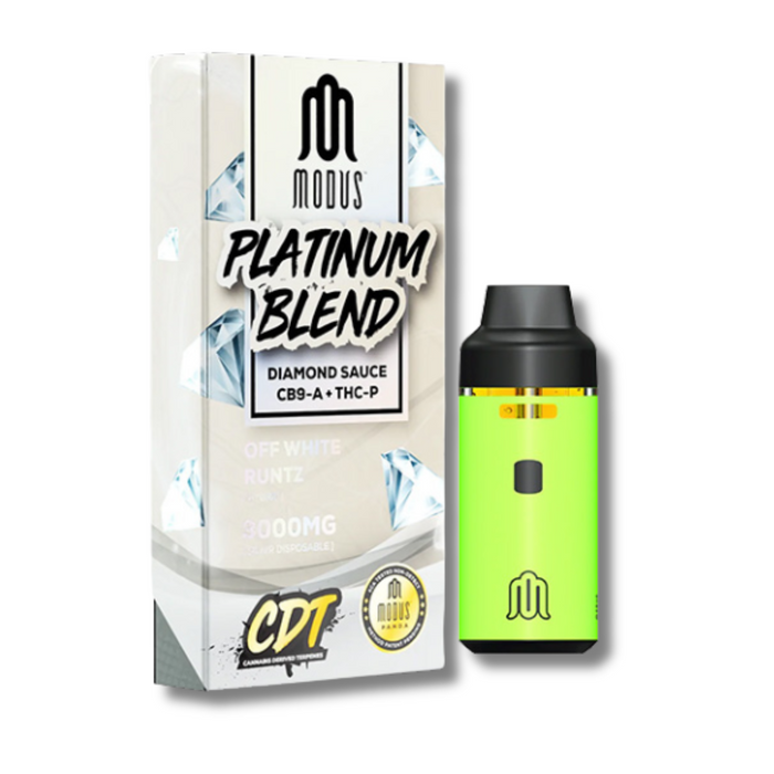 Modus Platinum Blend Disposable Vape 3G Off White Runtz