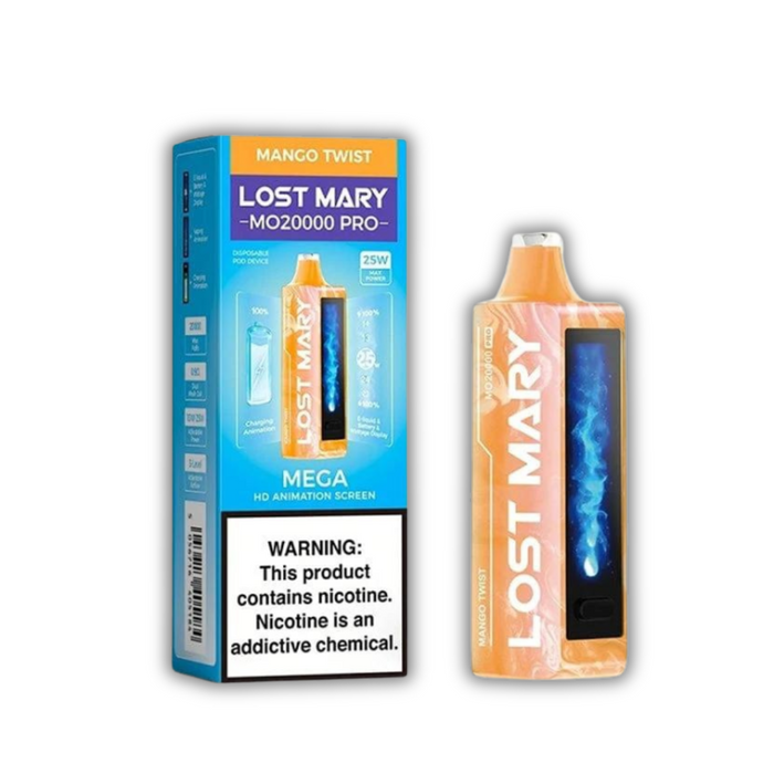 Lost Mary MO20000 Pro Disposable Vape - ED Design Mango Twist