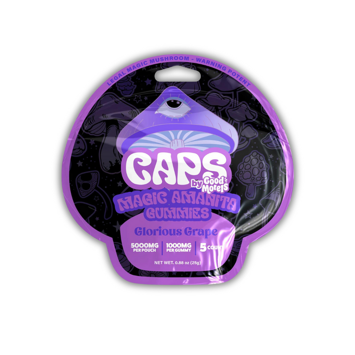 CAPS Magic Amanita Mushroom Gummies 5000mg By Good Morels
