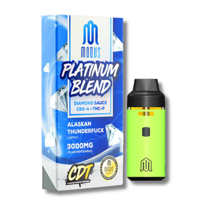 Modus Platinum Blend Disposable Vape 3G Alaskan ThunderF*ck