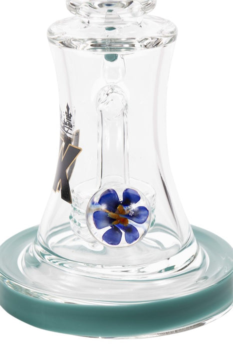 7″ Flower Marble Mini Water Pipe/ Rig